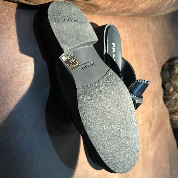 PRADA triangle loafer mules! - Picture 6 of 16